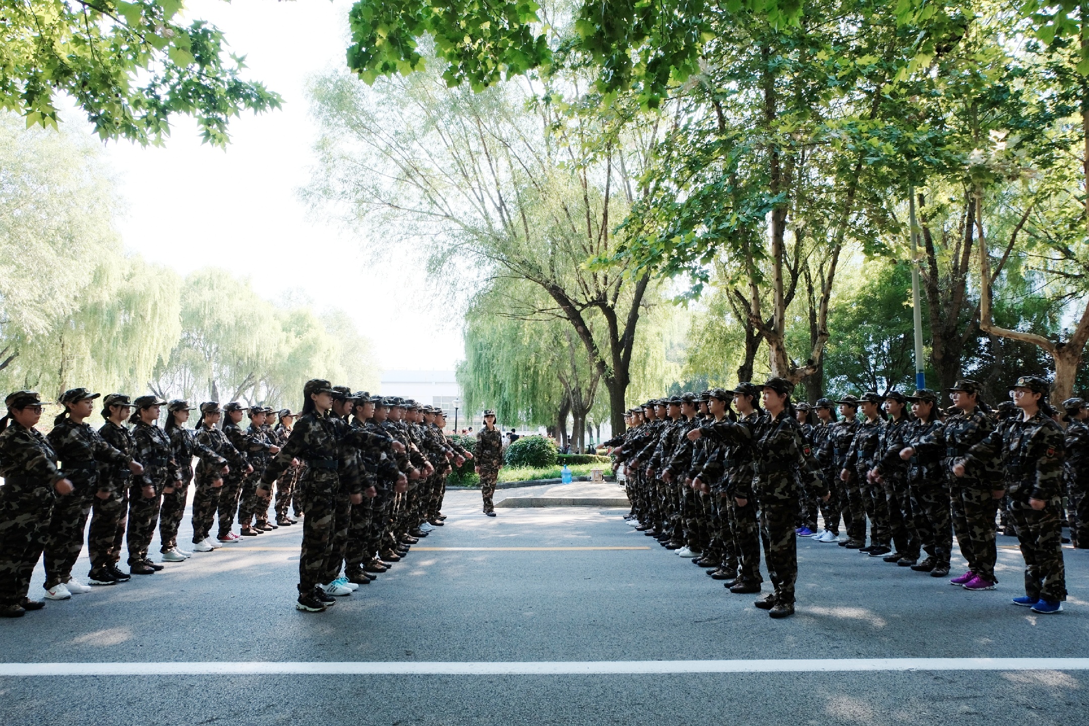 軍訓花絮(一):文傳英姿,意志如鋼-濟寧學院信息公開網